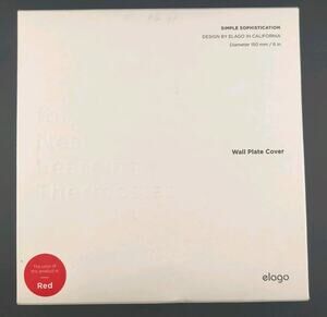elago Red Wall Plate Cover for Nest Learning Thermostat (6 Inch / 150mm)